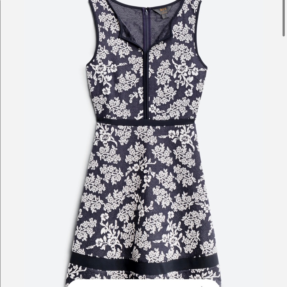 Aria Split Neck Piped Knit Dress (Stitch Fix)